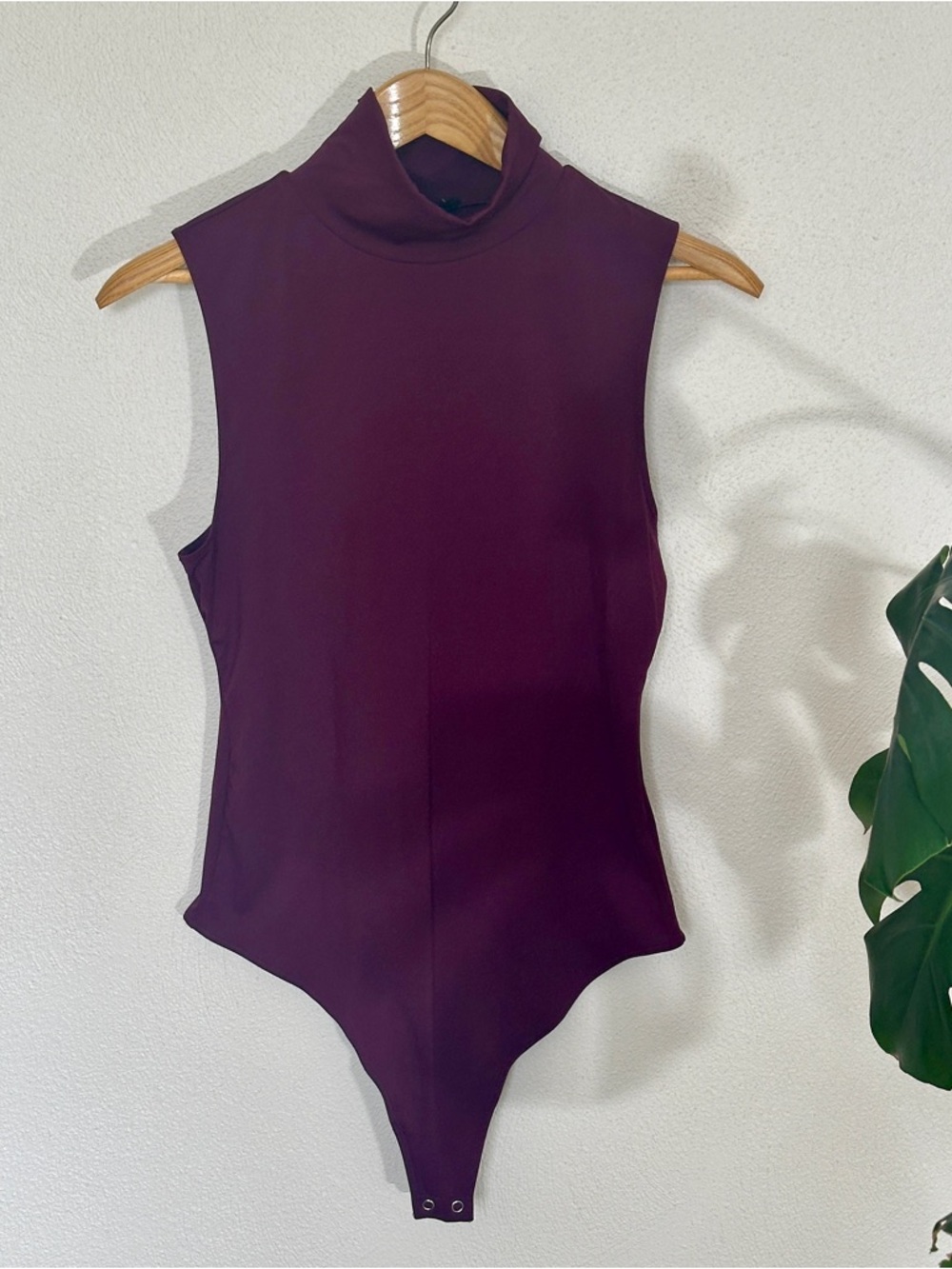 Good American Weightless Mock Neck Bodysuit
